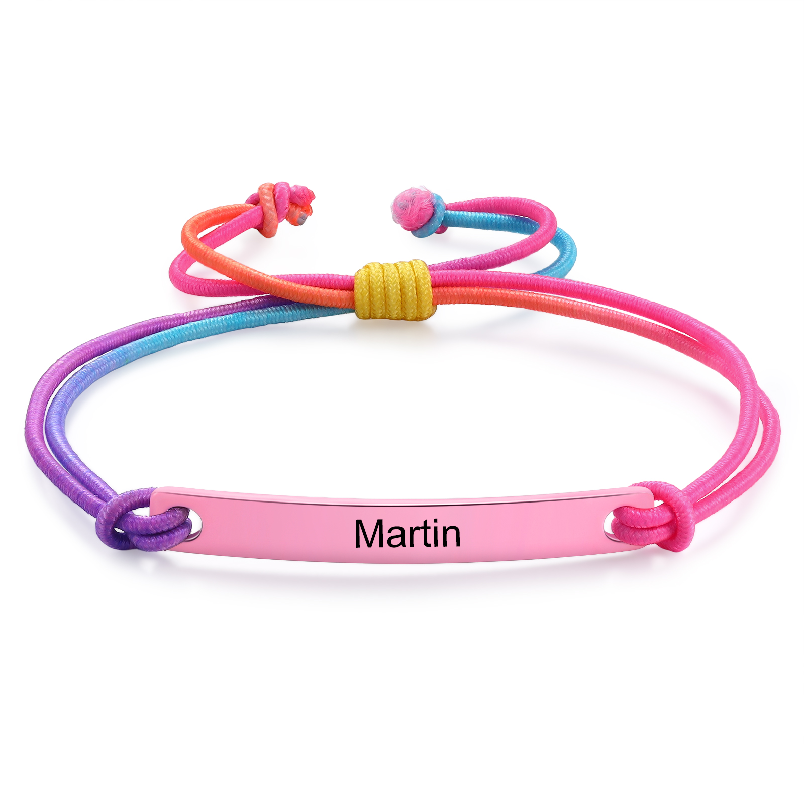 Bracelets 1 Prenom Personnalise - Cadeau Rentrée Scolaire Premier Jour d’École pour Enfants