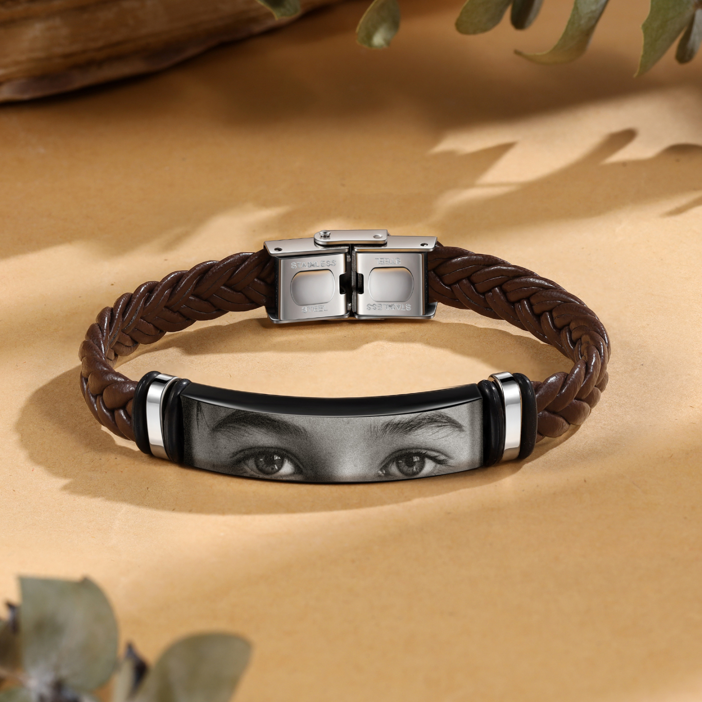 Bracelet Cuir Bracelet Photo Personnalisé Bracelet Personnalisé|Jessemade
