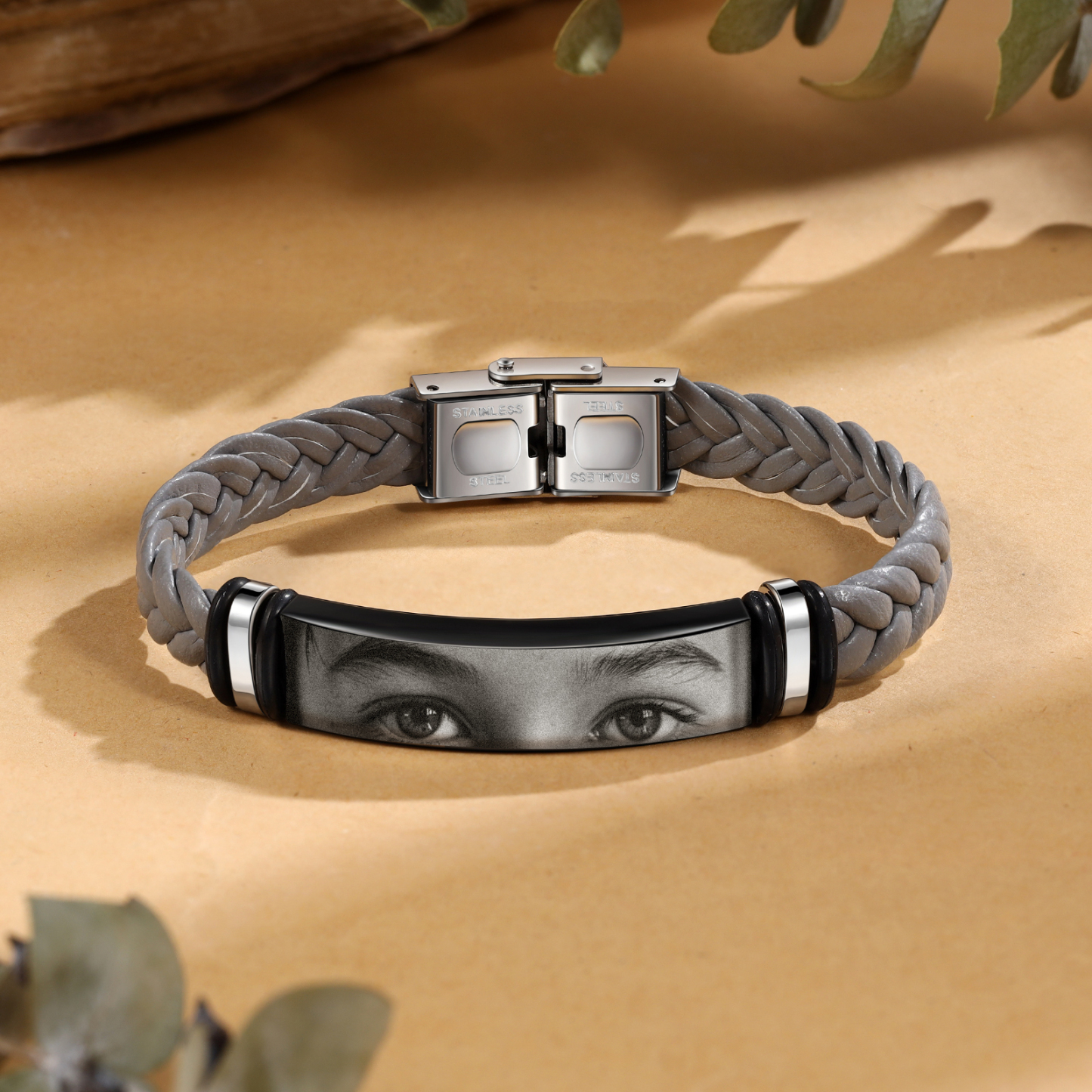 Bracelet Cuir Bracelet Photo Personnalisé Bracelet Personnalisé|Jessemade