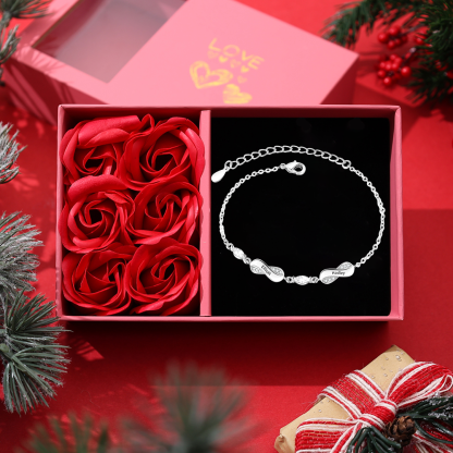 Bracelet Prénom Personnalisé pour Femme – Jusqu’à 5 Noms, Bracelet Infini Symbolique d’Amour