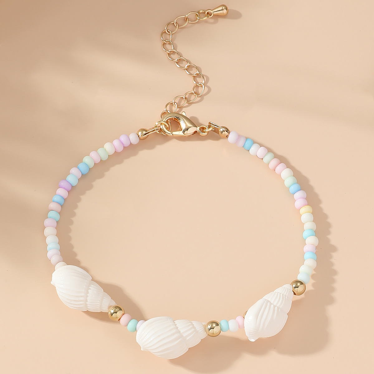 Bracelet en Perles Multicolores avec Coquillages bracelet personnalisé femme Cadeau pour femme｜Jessemade