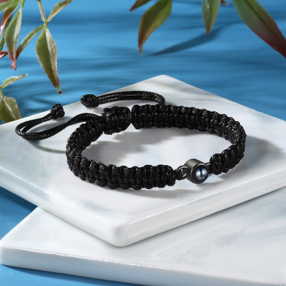 Bracelet Personnalisé d'œil de Tigre Bracelet Photo Projection Bracelet Projection｜Jessemade