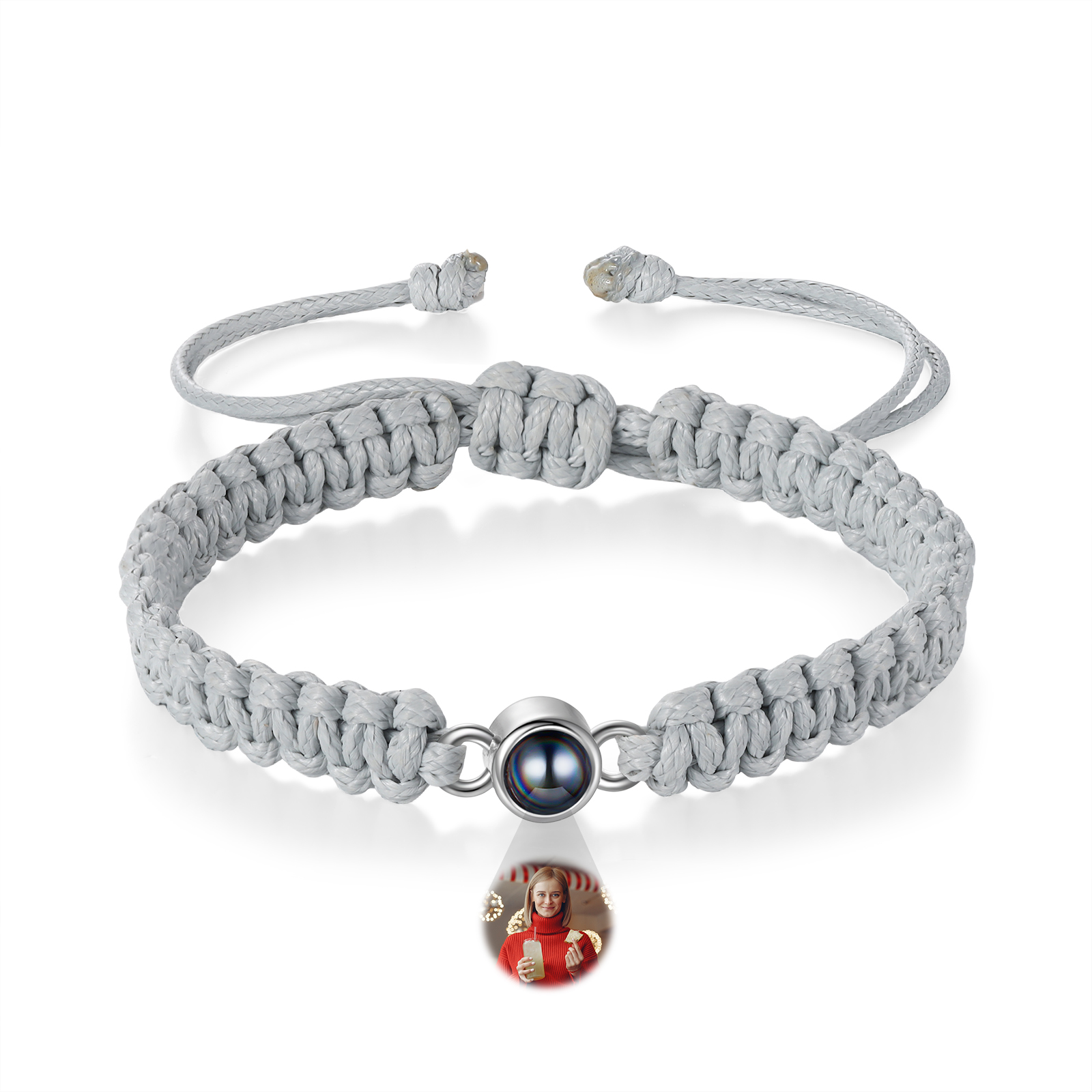 Bracelet Personnalisé d'œil de Tigre Bracelet Photo Projection Bracelet Projection｜Jessemade