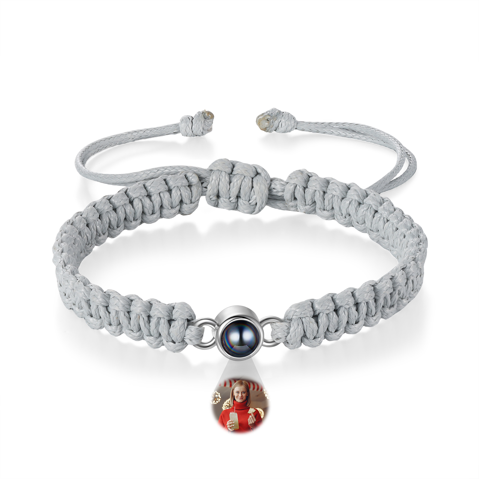 Bracelet Personnalisé d'œil de Tigre Bracelet Photo Projection Bracelet Projection｜Jessemade