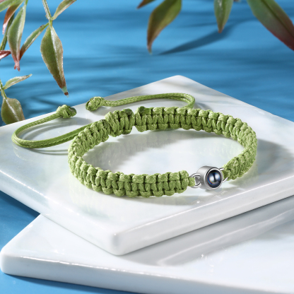 Bracelet Personnalisé d'œil de Tigre Bracelet Photo Projection Bracelet Projection｜Jessemade