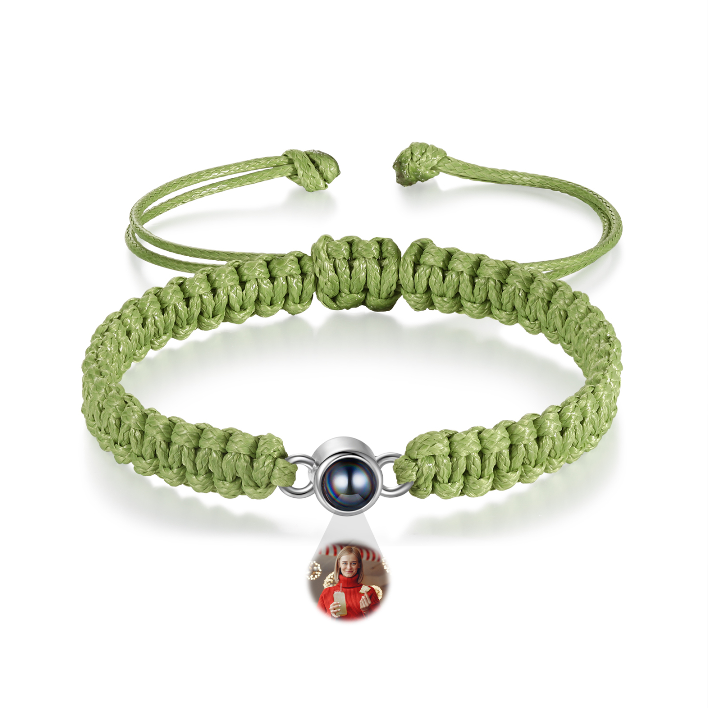 Bracelet Personnalisé d'œil de Tigre Bracelet Photo Projection Bracelet Projection｜Jessemade