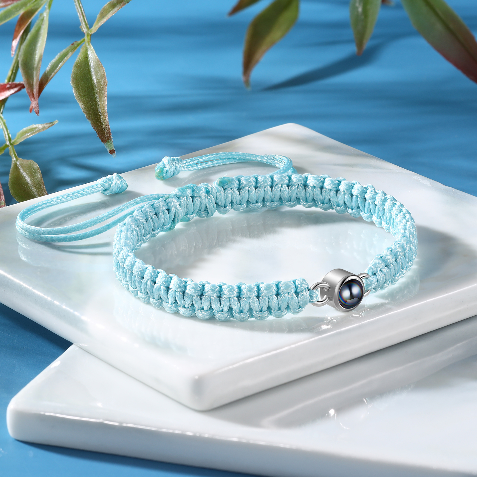 Bracelet Personnalisé d'œil de Tigre Bracelet Photo Projection Bracelet Projection｜Jessemade