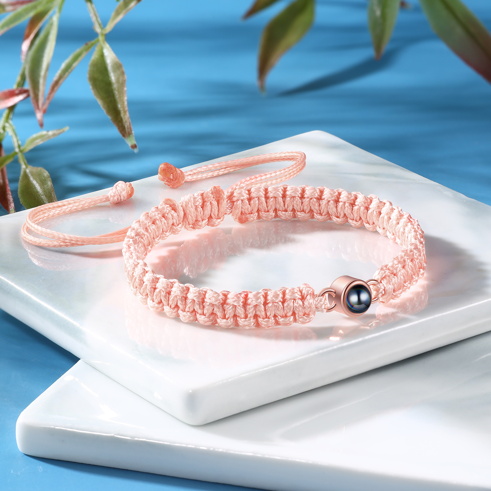 Bracelet Personnalisé d'œil de Tigre Bracelet Photo Projection Bracelet Projection｜Jessemade