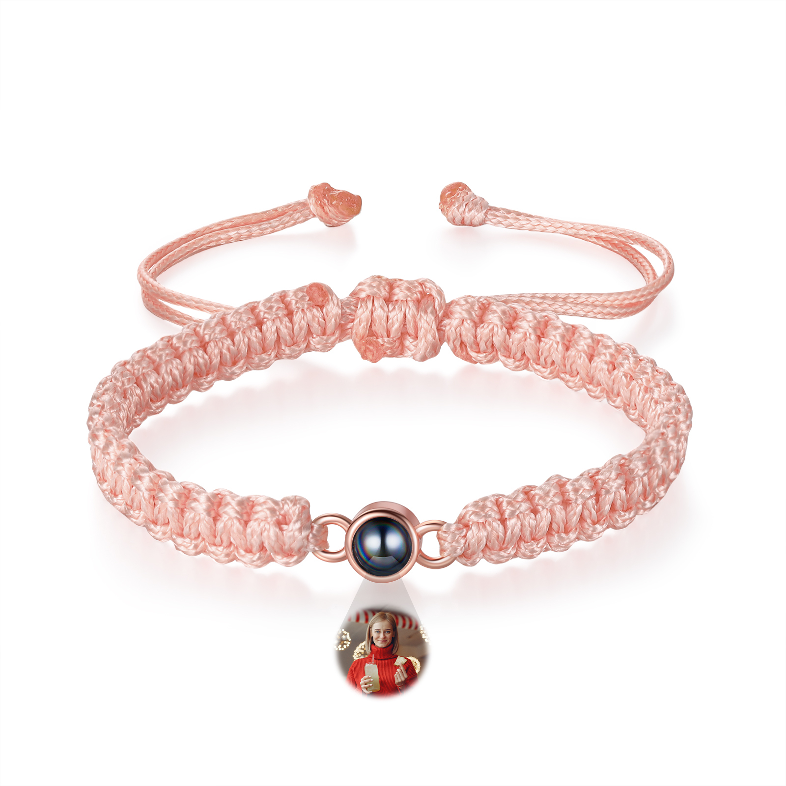 Bracelet Personnalisé d'œil de Tigre Bracelet Photo Projection Bracelet Projection｜Jessemade