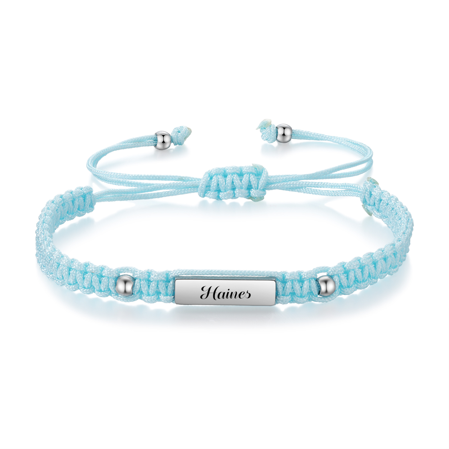 Bracelet Tressé Personnalisable Prénom Personnalisé Bracelet Ajustable|Jessemade