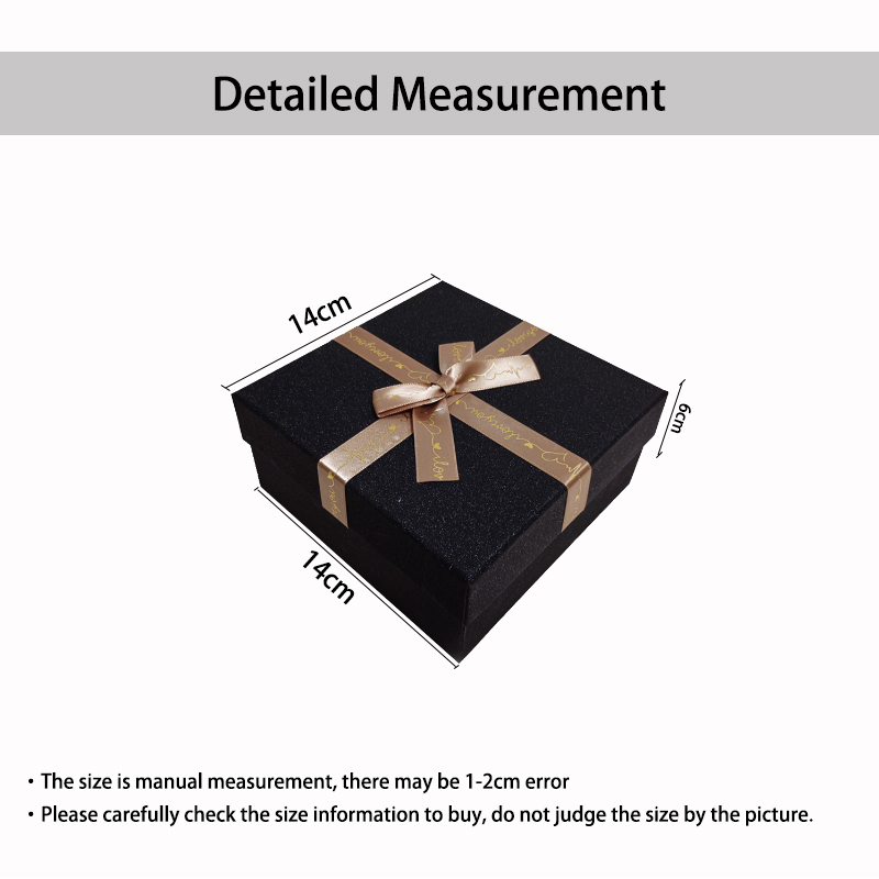 Boîte cadeau en noir emballage cadeau coffre | Jessemade