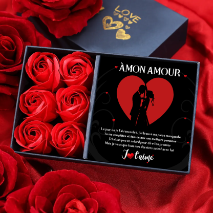 À mon Amour - Carte avec coffre cadeau Carte Couple
