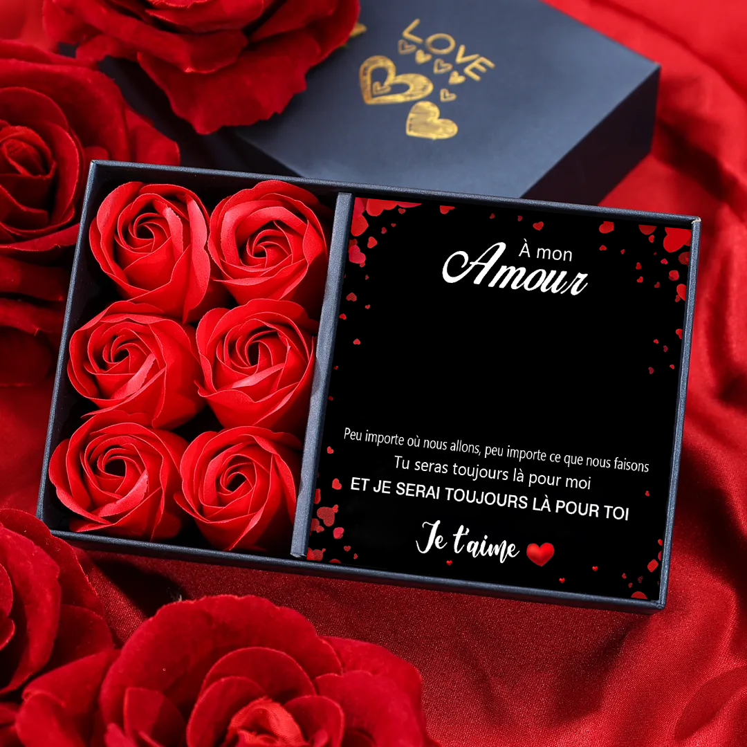 À Mon Amour-Carte avec coffre cadeau | Jessemade
