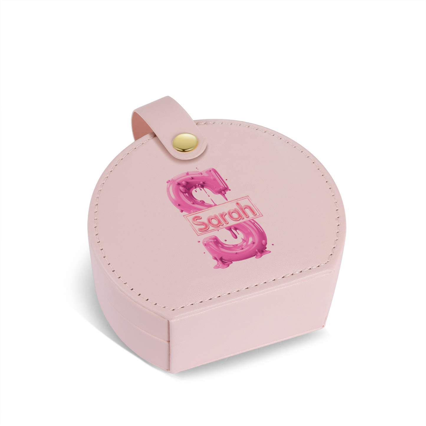Boîte à Bijoux Personnalisée avec Initiale et Nom pour Femme|Jessemade