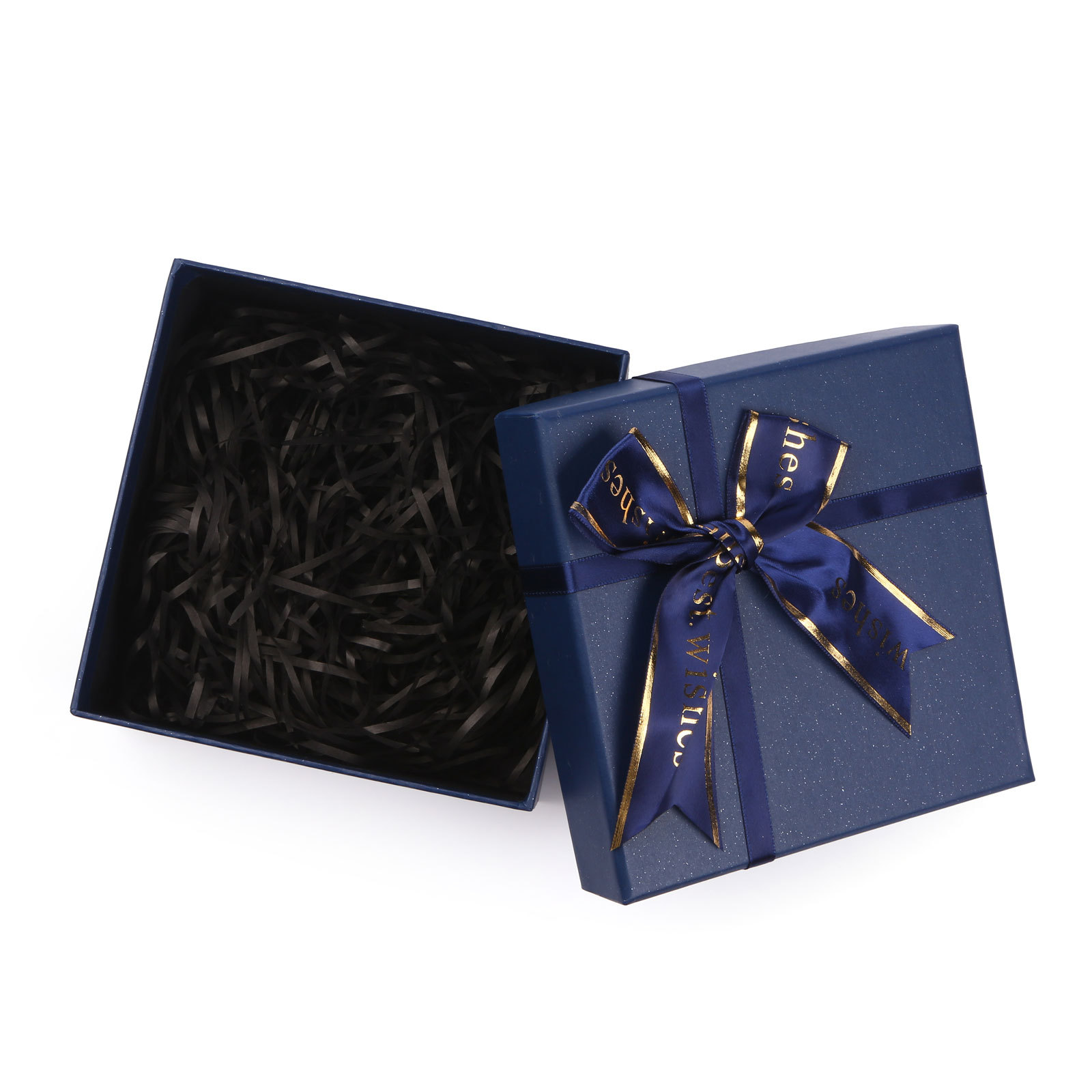 Boîte Cadeau Premium en Papier Bleu | Jessemade