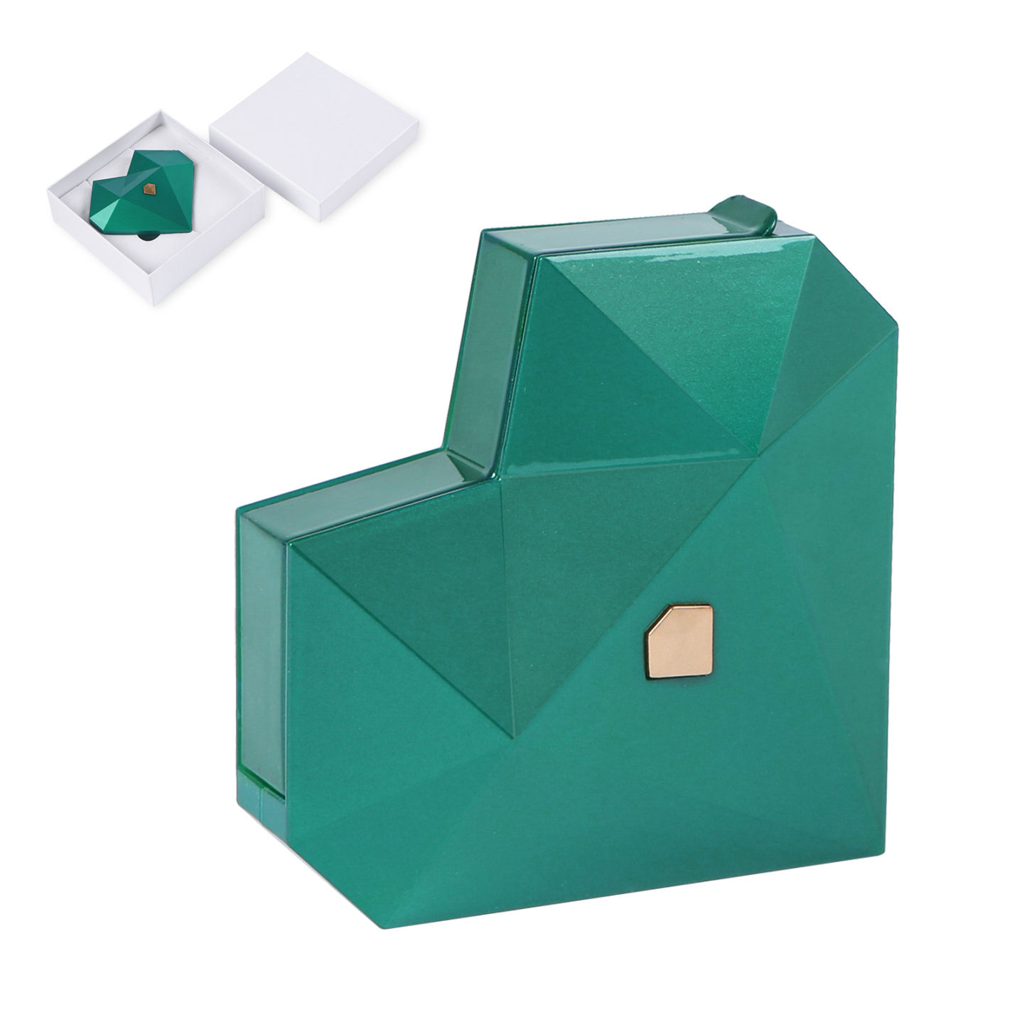 Boîte à bijoux en forme de cœur avec LED – Écrin élégant pour bague | Jessemade