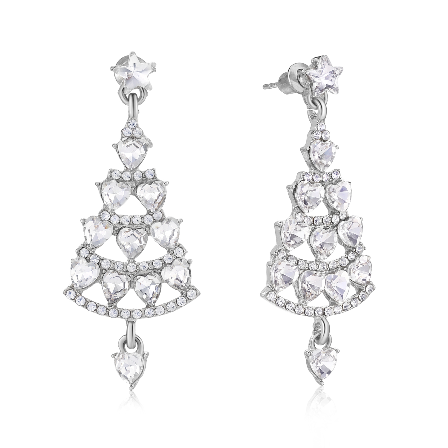 Clous d'oreilles en Alliage Boucles d'oreilles Argent ou Or Cadeau pour Femme | Jessemade