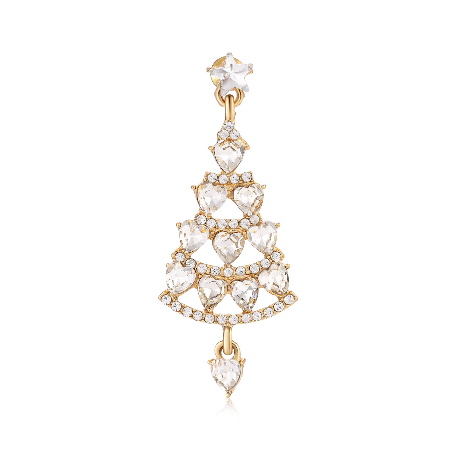 Clous d'oreilles en Alliage Boucles d'oreilles Argent ou Or Cadeau pour Femme | Jessemade