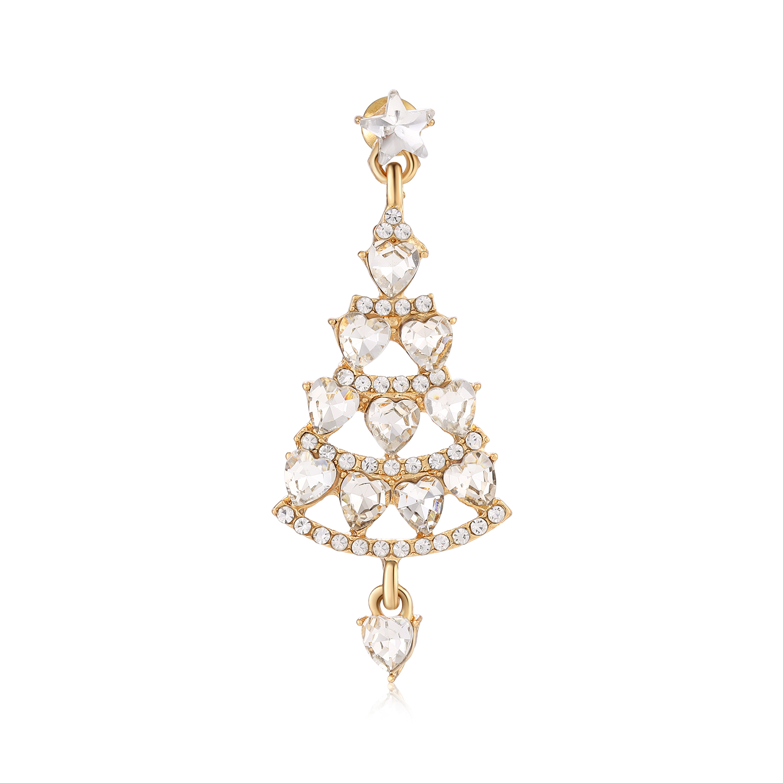 Clous d'oreilles en Alliage Boucles d'oreilles Argent ou Or Cadeau pour Femme | Jessemade