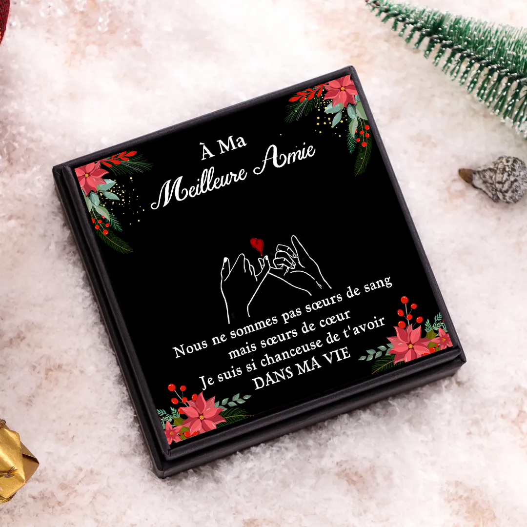 À mon Amour Carte de Noël avec coffre cadeau | Jessemade