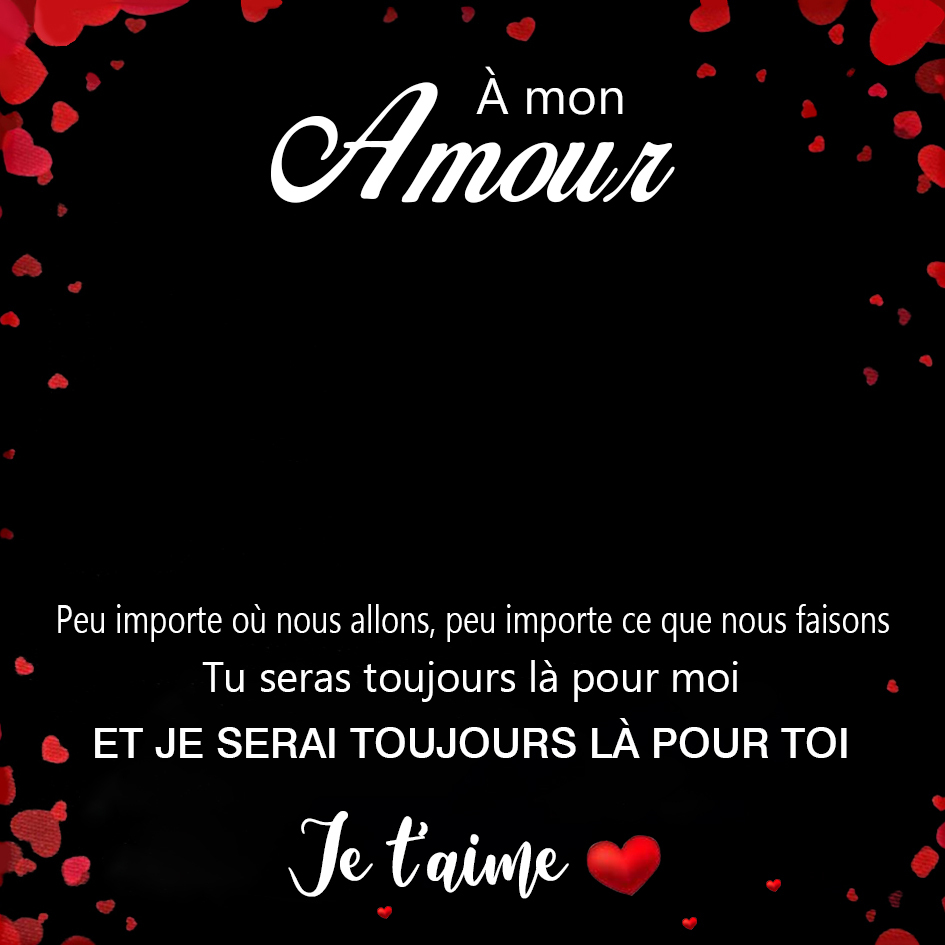Carte d'Amour "À Mon Amour" avec Coffret Cadeau Épuré – Idée Cadeau Émotionnelle pour Toutes Occasions | Jessemade