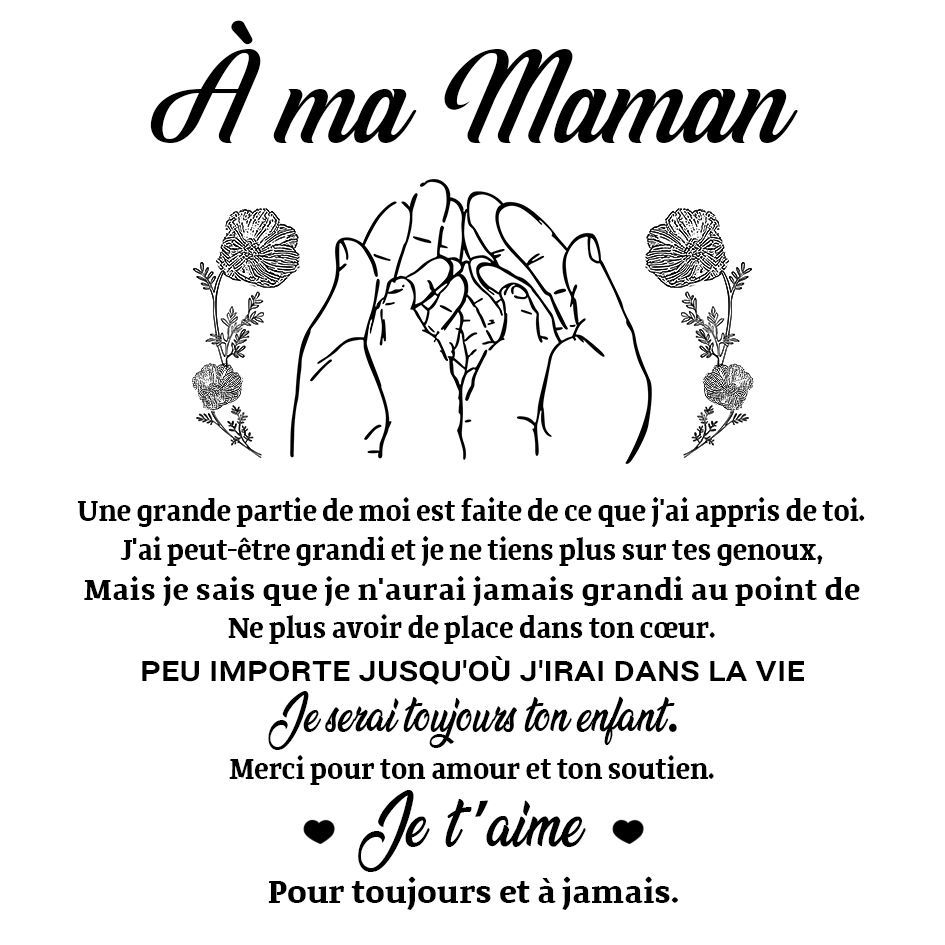 À Ma Maman - Bracelet en acier inoxydable Personnalisé avec 2 Pierres de Naissance et Texte Bracelet avec Carte Je t'aime | Jessemade