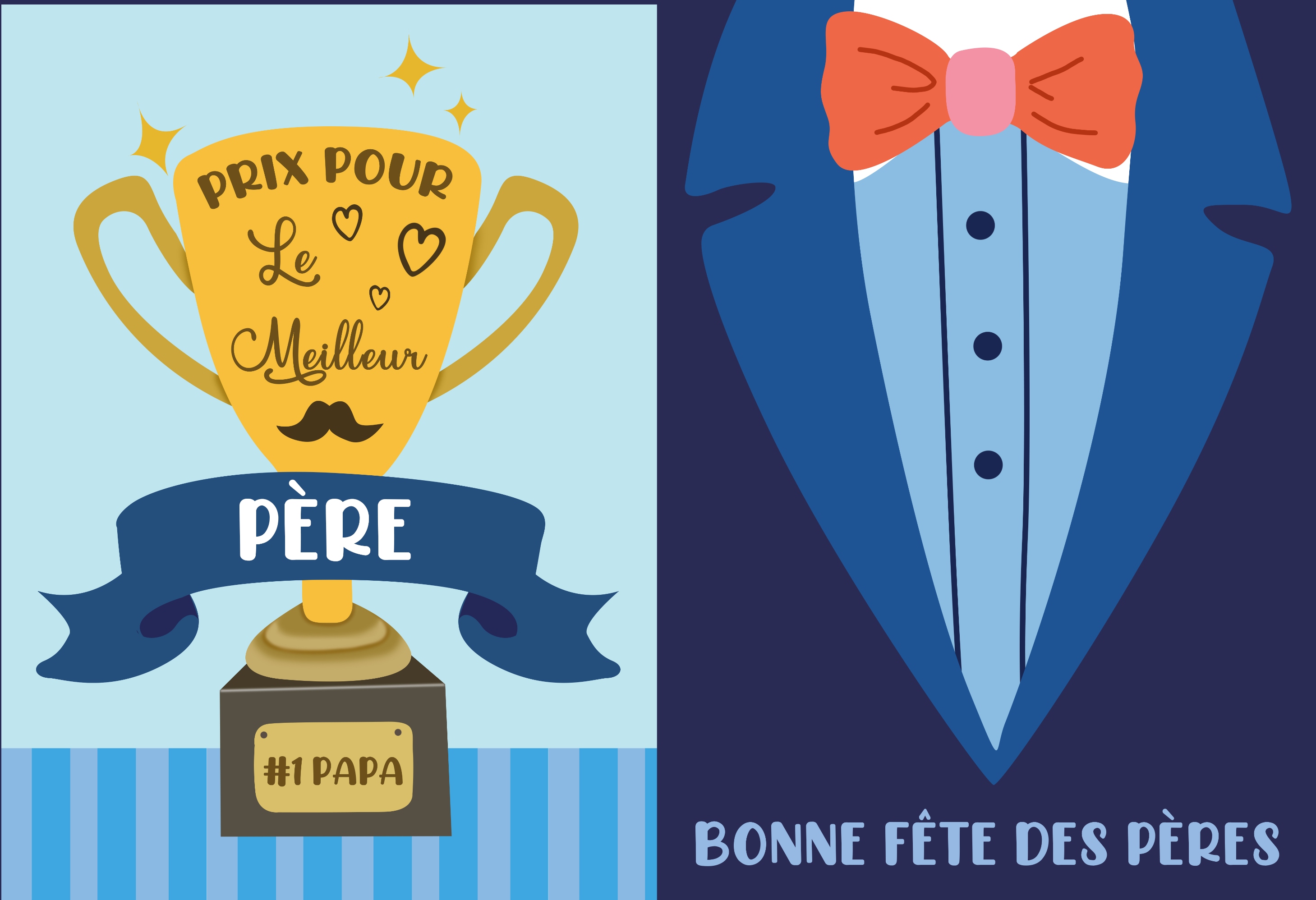 À mon Papi-Carte de Cadeau avec Message | Jessemade