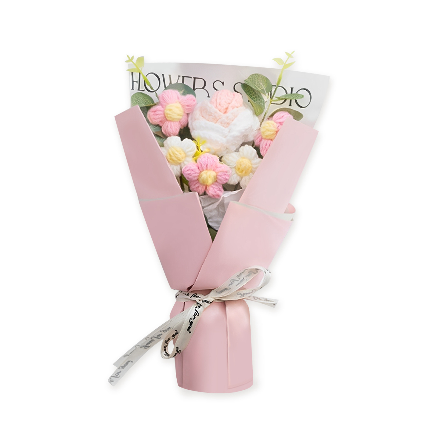 Bouquet de Roses en Laine Fait Main – Cadeau Durable et Symbolique pour Elle | Jessemade