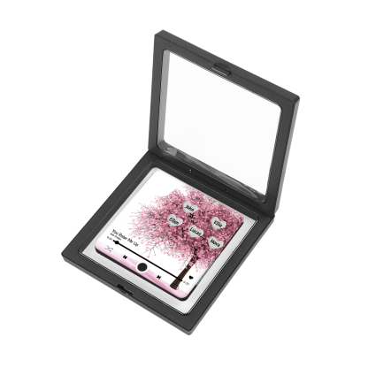 Aimant De Frigo Personnalisés 5 Prénoms Patch Magnétique Musical Personnalisé  en arbre rose | Jessemade