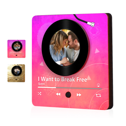 Aimant Frigo Musical Personnalisé avec Photo et Spotify Aimant De Réfrigérateur pour Couple | Jessemade