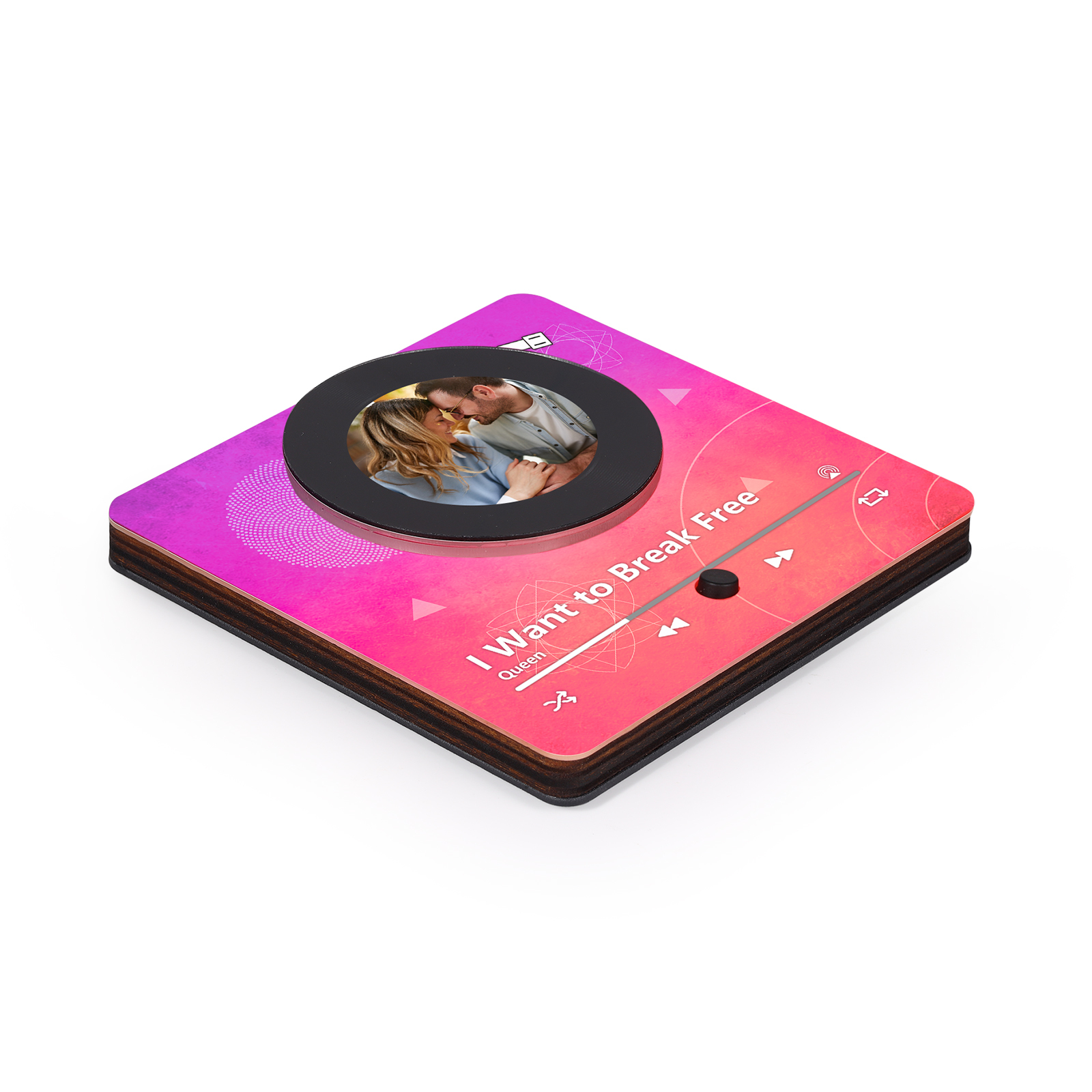 Aimant Frigo Musical Personnalisé avec Photo et Spotify Aimant De Réfrigérateur pour Couple | Jessemade