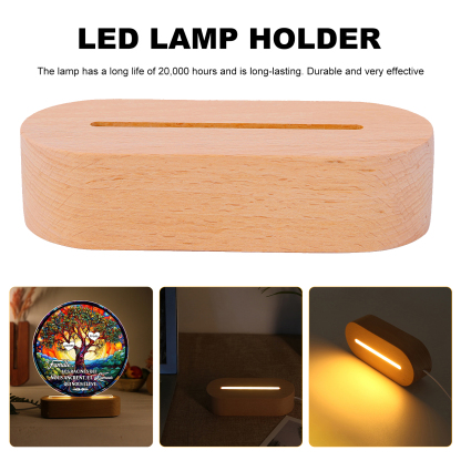 Lampe LED Arbre de Vie 2 Prénoms Personnalisé Veilleuse Personnalisé pour Famille | Jessemade