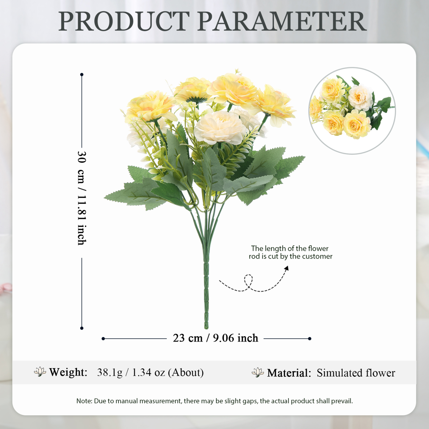 Bouquet de Fleurs Artificielles Déco