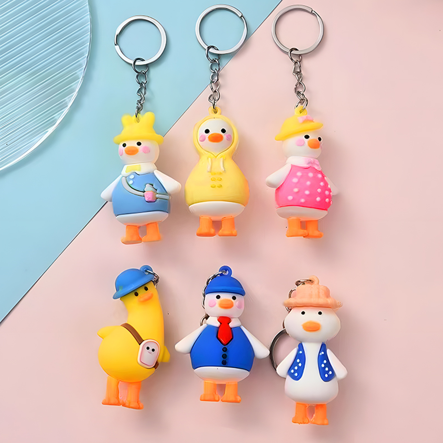 Porte-clés Canard en Résine Adorable｜Jessemade