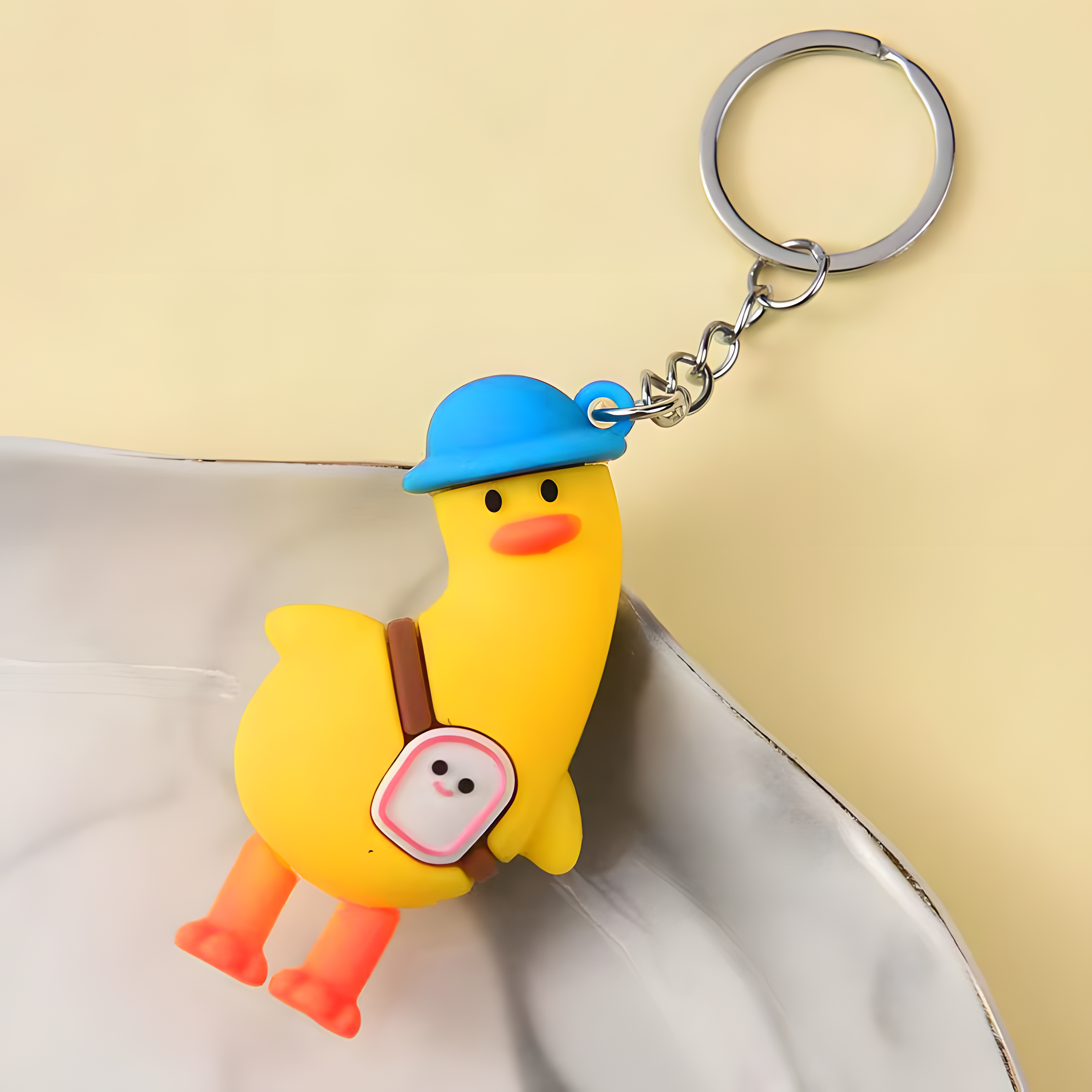 Porte-clés Canard en Résine Adorable｜Jessemade