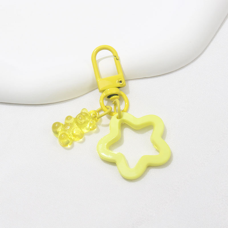 Porte-clés Étoilé en Plastique Coloré｜Jessemade
