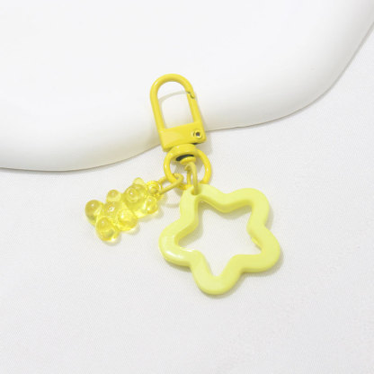 Porte-clés Étoilé en Plastique Coloré｜Jessemade