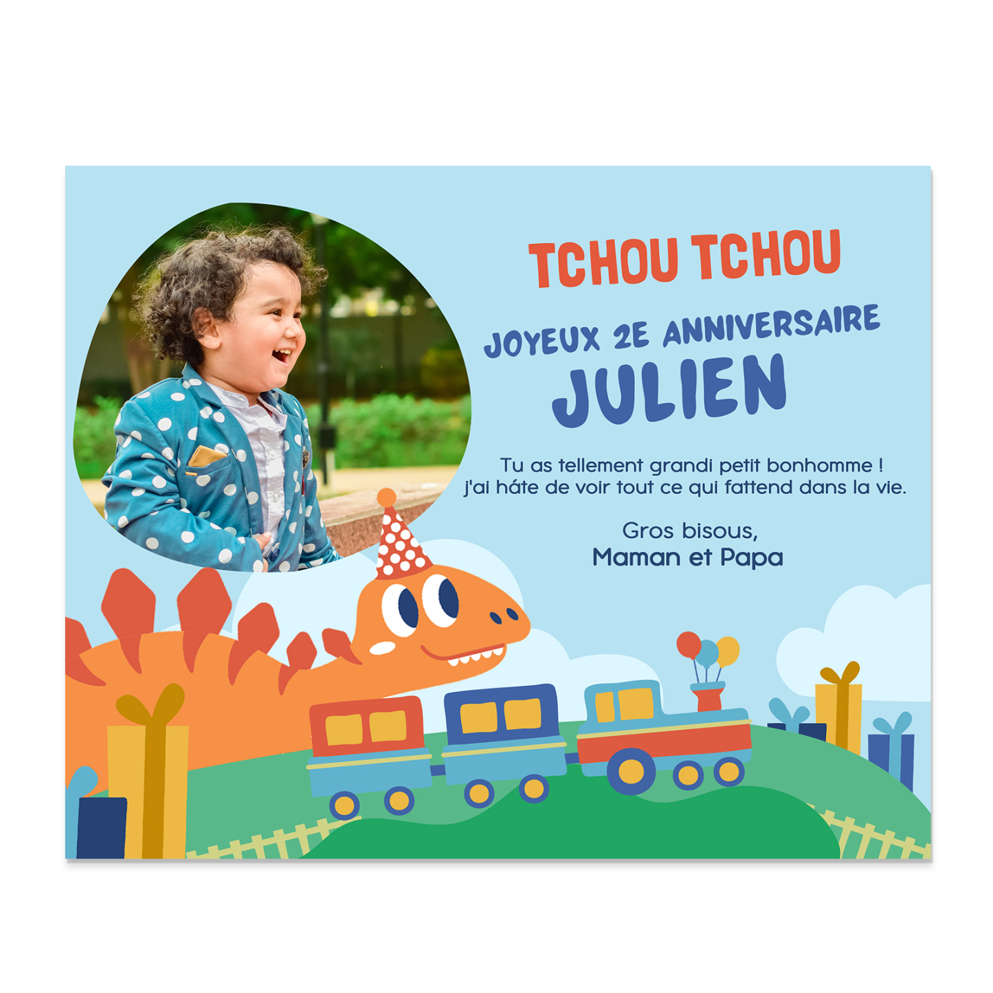 Cadre en bois imprimé 1 prénom personnalisé avec Texte et photo Cadeau