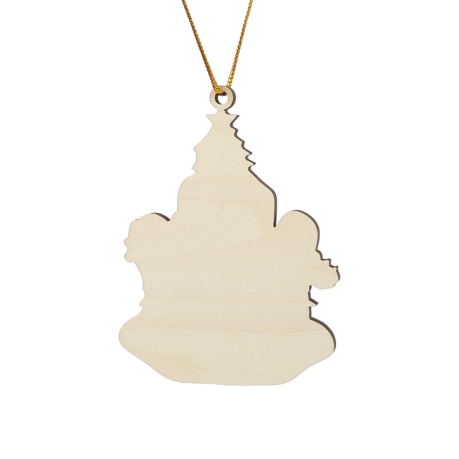 Décoration Sapin Noël en Bois Personnalisé avec 4 Prénoms et 1 Texte Ornement pour Famille | Jessemade