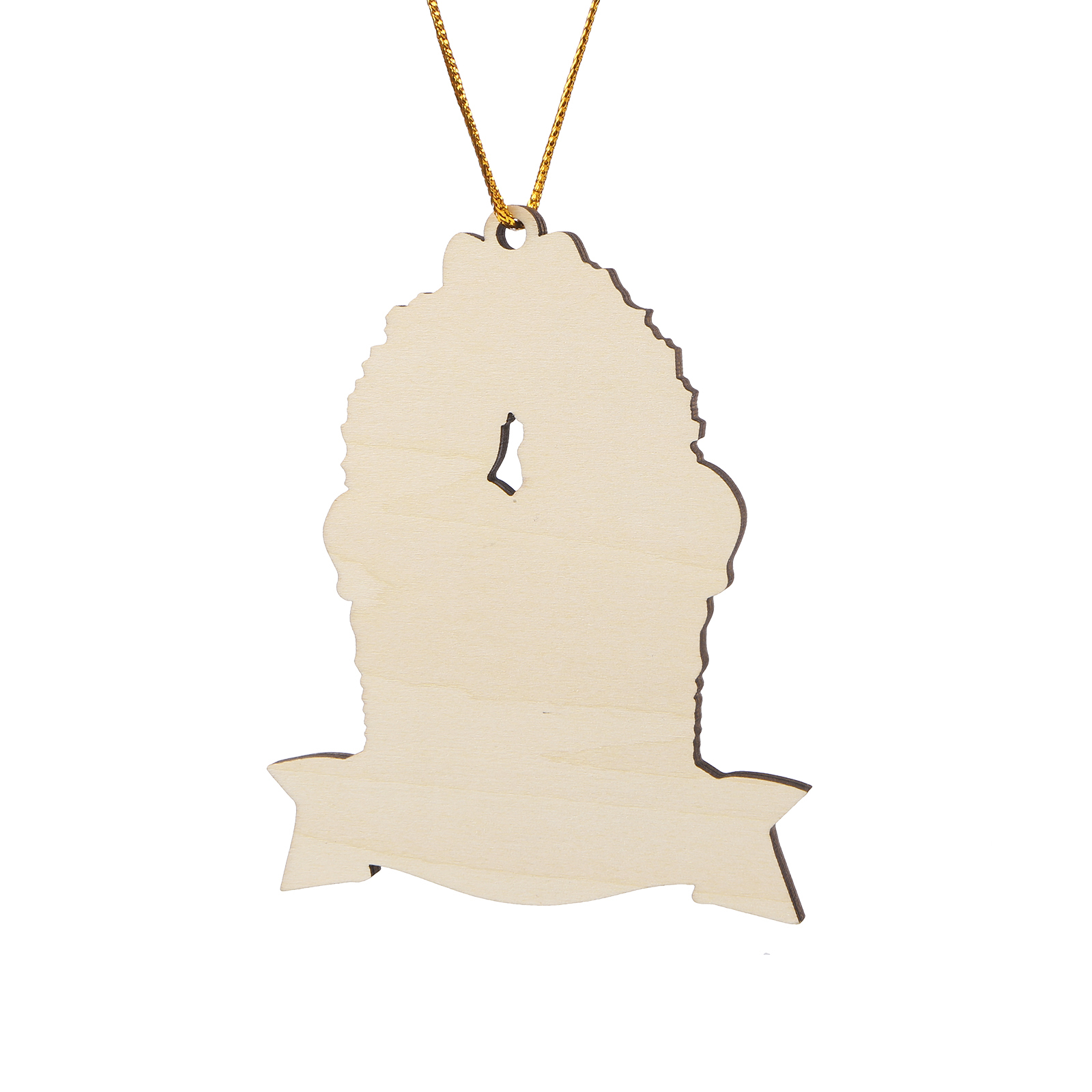 Décoration Sapin Noël en Bois Père Noël couronne de Noël 4 Prénoms Personnalisés avec Texte Cadeau pour Famille | Jessemade