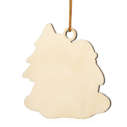 Décoration Sapin Noël Bonhomme de neige 4 Prénoms Personnalisés avec Texte Ornement en Bois pour Famille | Jessemade