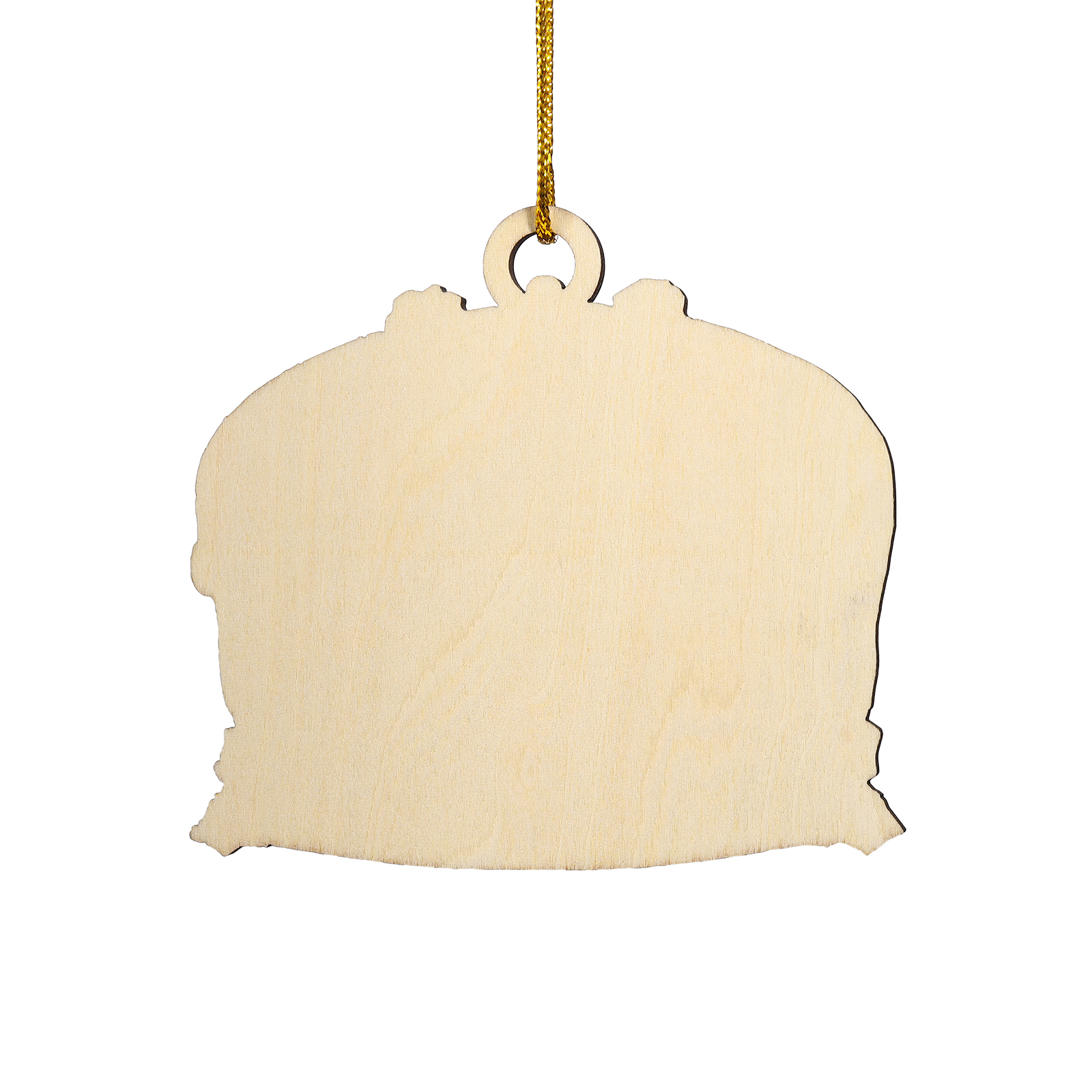 Décoration Sapin Noël en Bois remous 6 Prénoms Personnalisés avec Texte Ornement pour Famille | Jessemade