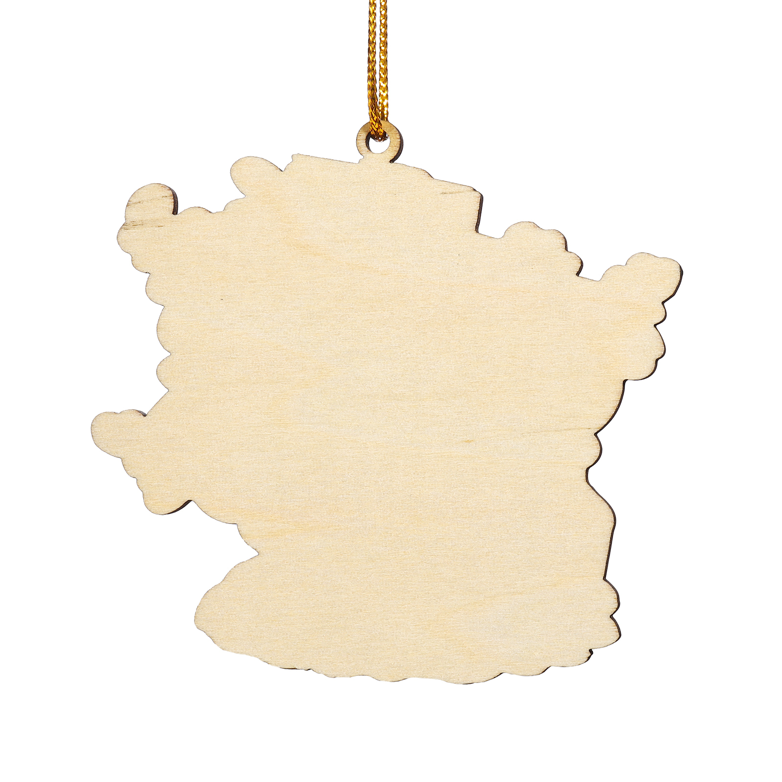 Décoration Sapin Noël en Bois Père Noël et Rennes 4 Prénoms Personnalisés avec Texte Ornement pour Famille | Jessemade