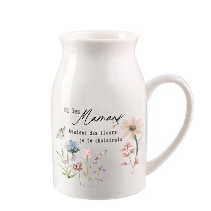 À Maman - Vase à Fleurs Décoration de la Maison (sans plantes) | Jessemade