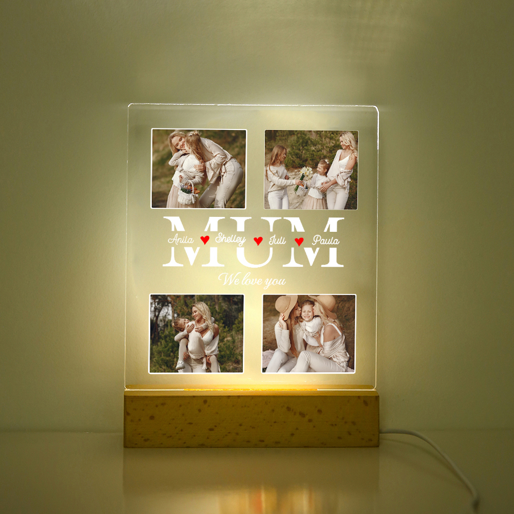 Lampe personnalisée avec photos et texte – Cadeau lumineux et unique | Jessemade