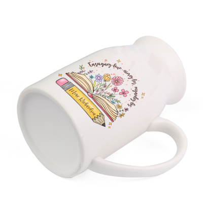 Cadeau Maîtresse - Vase Personnalisé avec Prénoms et Texte Vase en Céramique sans Fleurs | Jessemade