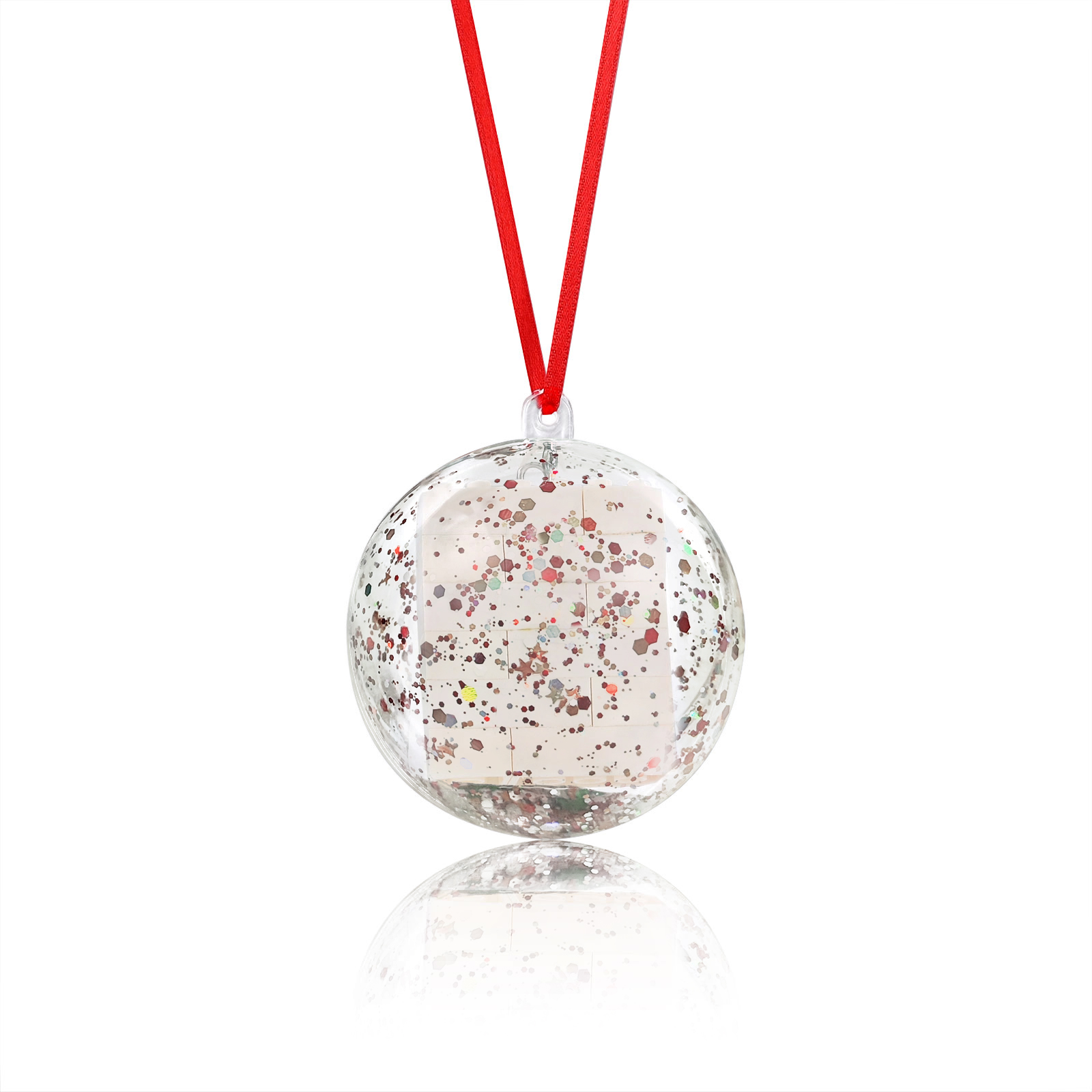 Boule de Noël Photo Personnalisée en mini-puzzle