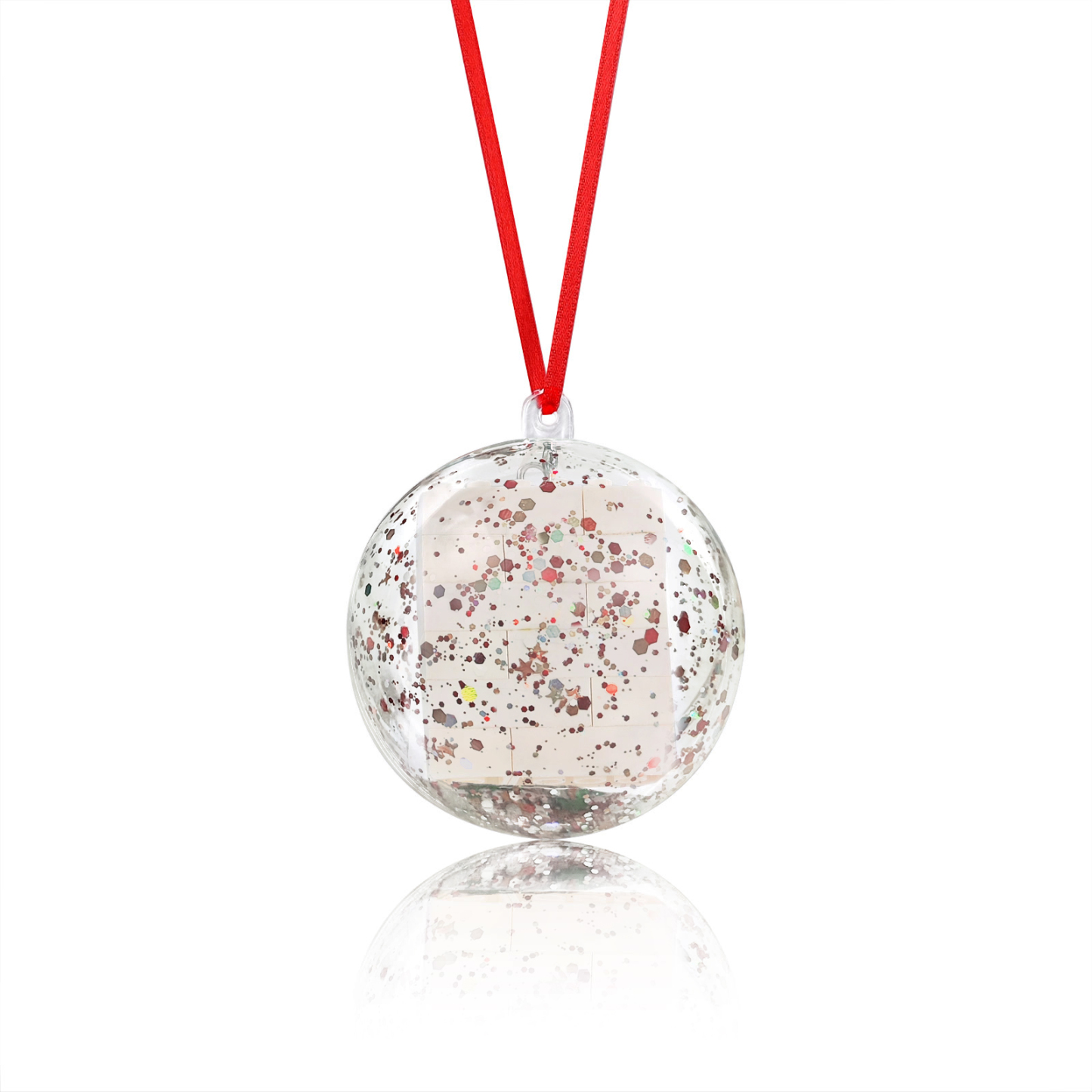 Boule de Noël Photo Personnalisée en mini-puzzle