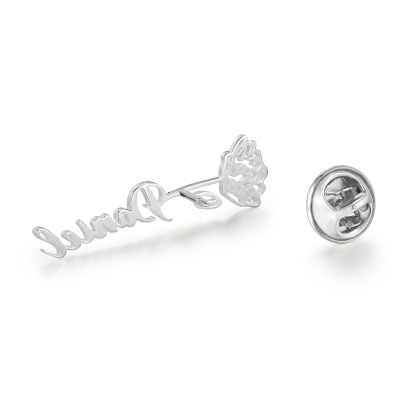Broche Fleur Personnalisé avec 1 Prénom et Fleur de Naissance1 Cadeau pour Femme | Jessemade