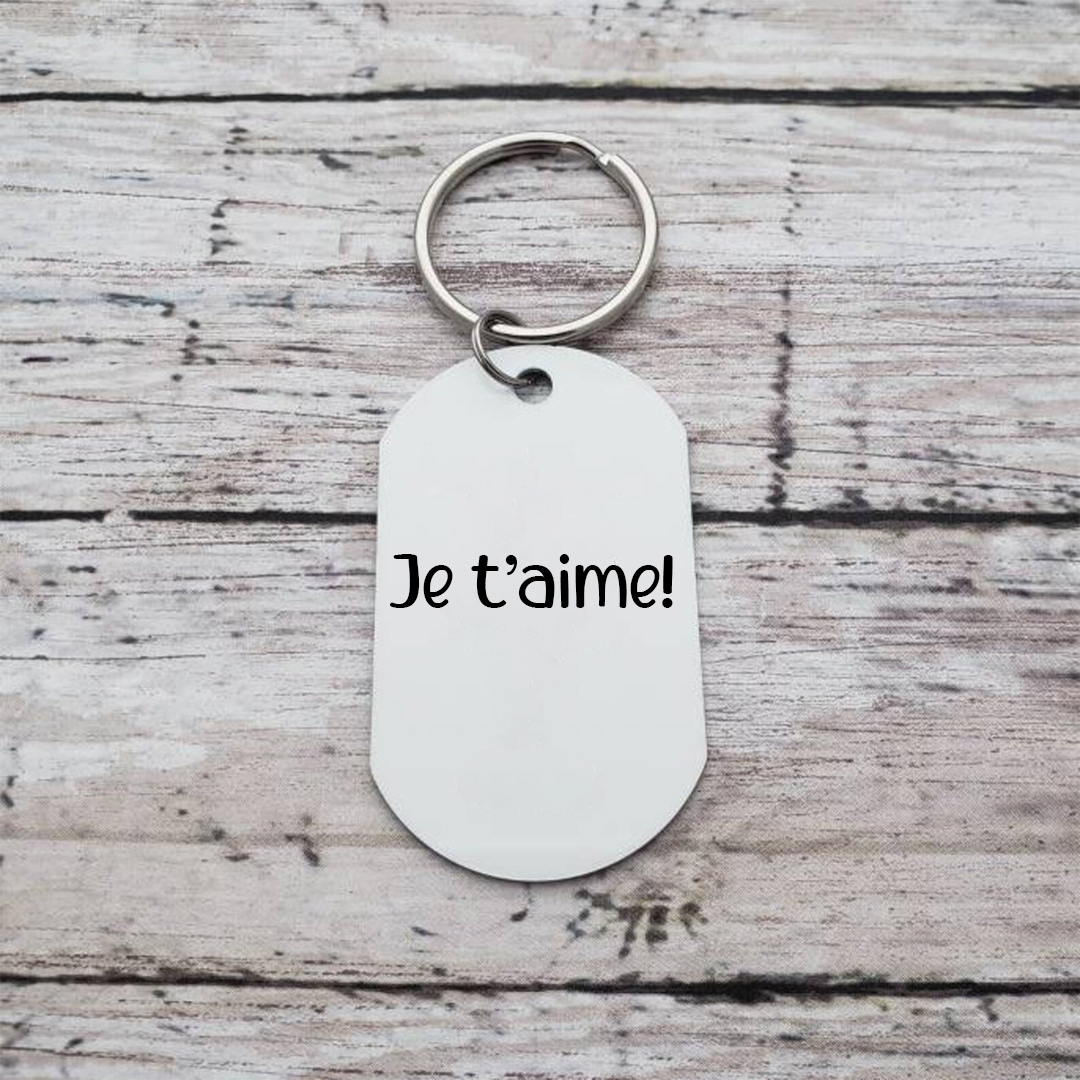 À Mon Homme Porte-Clés 1 Texte Personnalisé Pour Couple